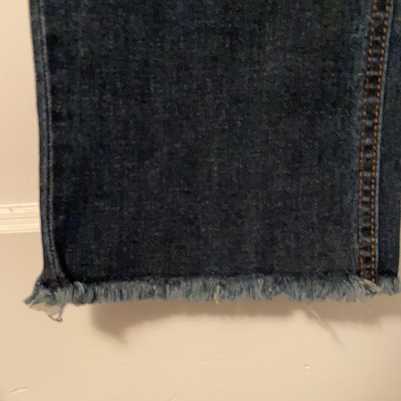 🌟NWT🌟 Size 30 Francesca’s Harper Heritage High-Rise Straight Raw Hem Jean - Picture 6 of 16